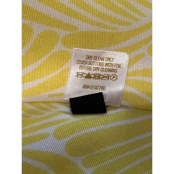 NWT Kate Spade NY Hayley Coat light jacket dress yellow white dive in $498 SZ 14 - Picture 11 of 13